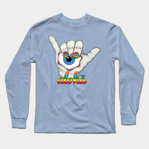 Aloha Long Sleeve T-Shirt by Zenferren